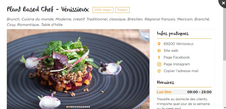 VegOresto & Peta Lyon X Plant Based Chef